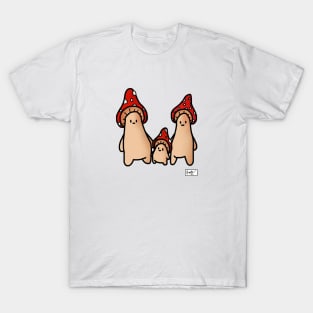 Mushroom Creature Family T-Shirt